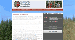 Desktop Screenshot of communitywoods.org