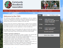 Tablet Screenshot of communitywoods.org